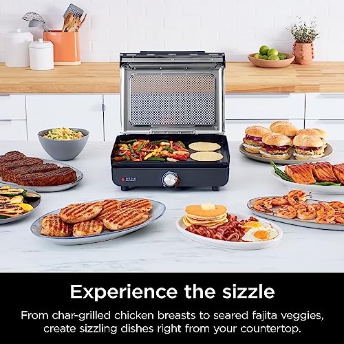 Ninja GR101 Sizzle Smokeless Indoor Grill & Griddle
