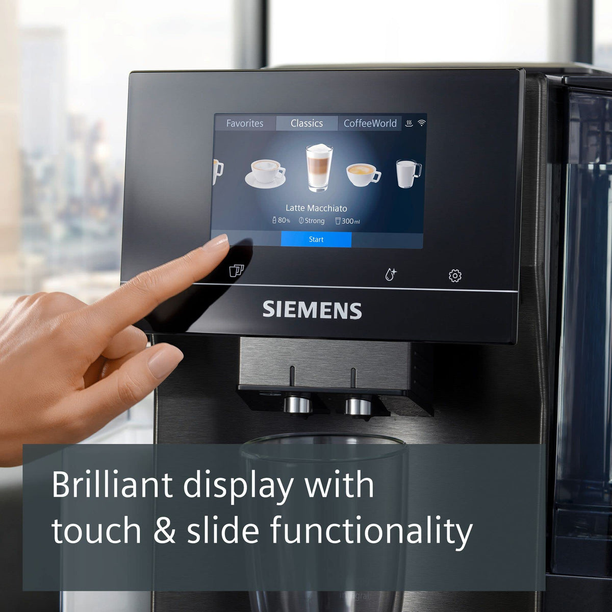 Siemens Home Connect Bean to Cup Fully