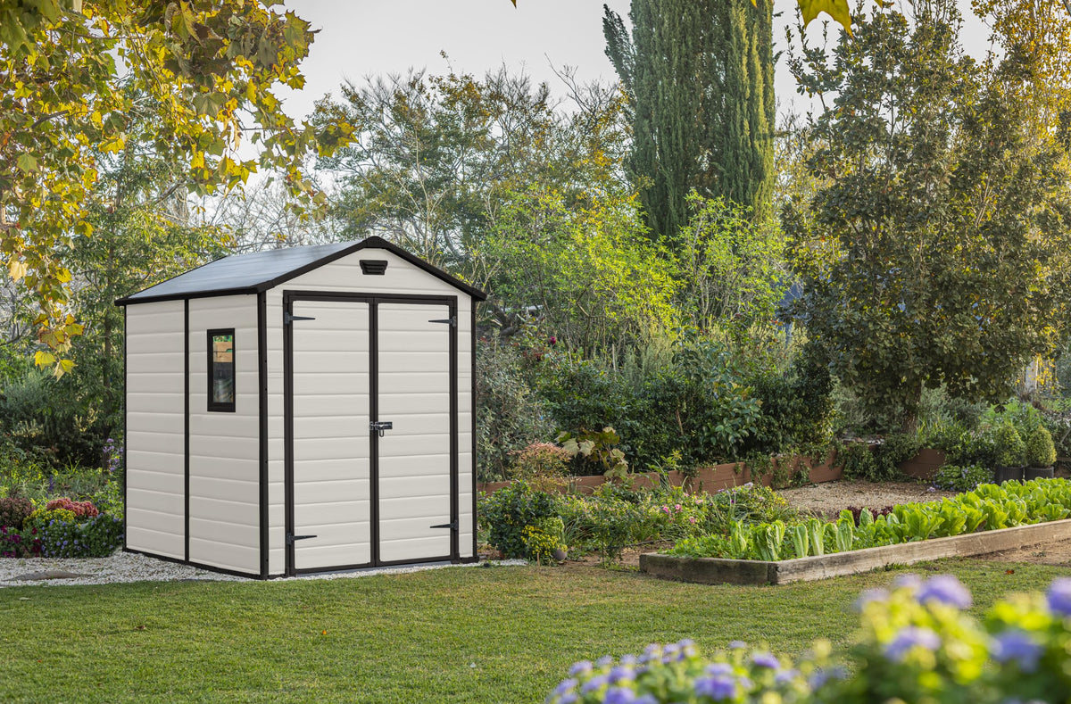 Keter Manor Outdoor Apex Double Door Garden Storage Shed