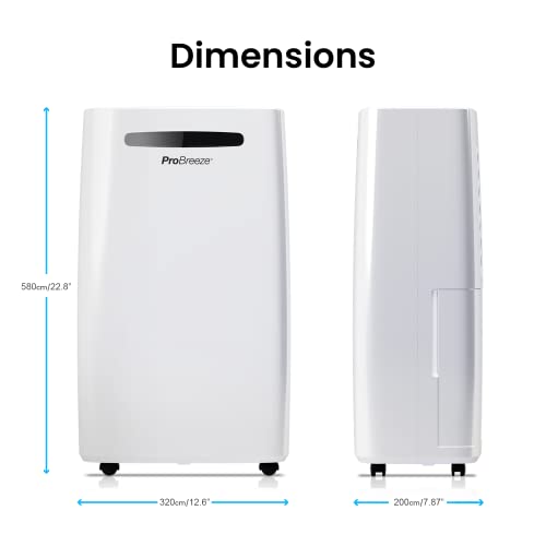 Pro Breeze® 20L/Day Dehumidifier