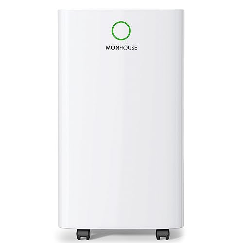 MONHOUSE 25L/Day Digital Dehumidifier - Large 4L Tank