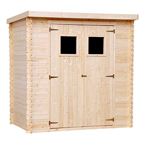 Timbela Wooden Garden Shed- Pent Shiplap Wooden Shed