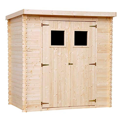 Timbela Wooden Garden Shed- Pent Shiplap Wooden Shed