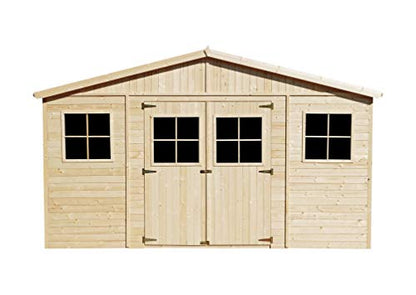Timbela Wooden Garden Shed - Apex Shiplap Wooden Shed