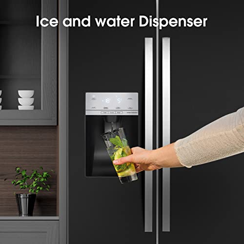 Hisense Freestanding Side-by-Side Door American Fridge Freezer