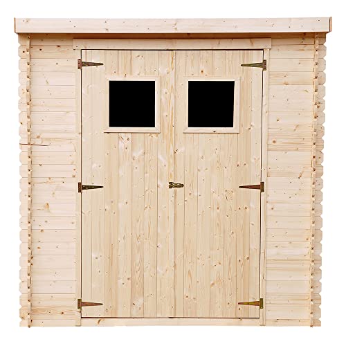 Timbela Wooden Garden Shed- Pent Shiplap Wooden Shed