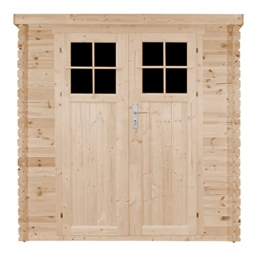 Timbela Wooden Garden Shed- Pent Shiplap Wooden Shed