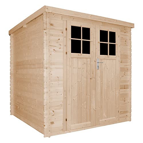 Timbela Wooden Garden Shed- Pent Shiplap Wooden Shed