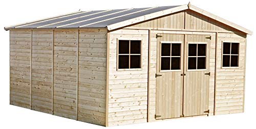 Timbela Wooden Garden Shed - Apex Shiplap Wooden Shed