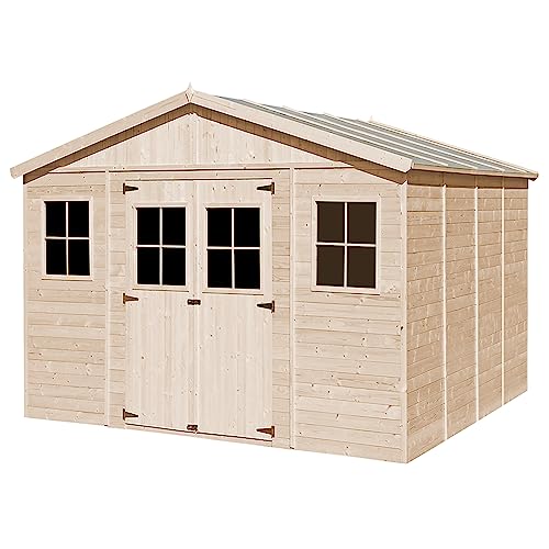 Timbela Wooden Garden Shed - Apex Shiplap Wooden Shed