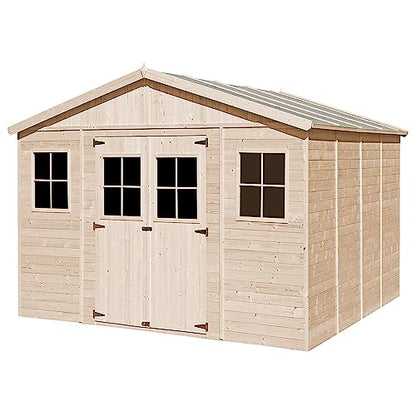 Timbela Wooden Garden Shed - Apex Shiplap Wooden Shed