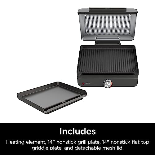 Ninja GR101 Sizzle Smokeless Indoor Grill & Griddle