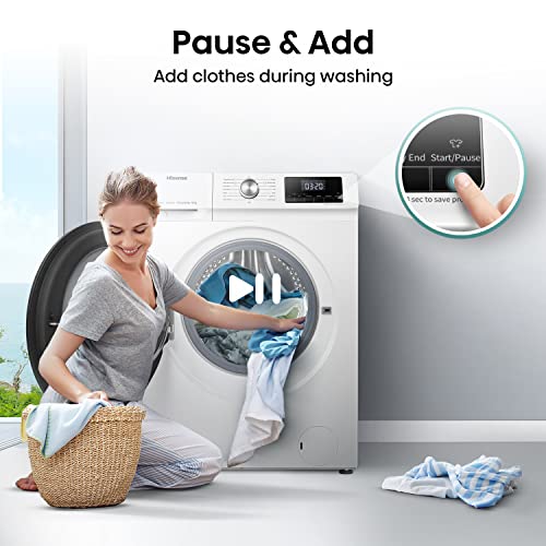 Hisense Freestanding 10 KG Front Load Washing Durable