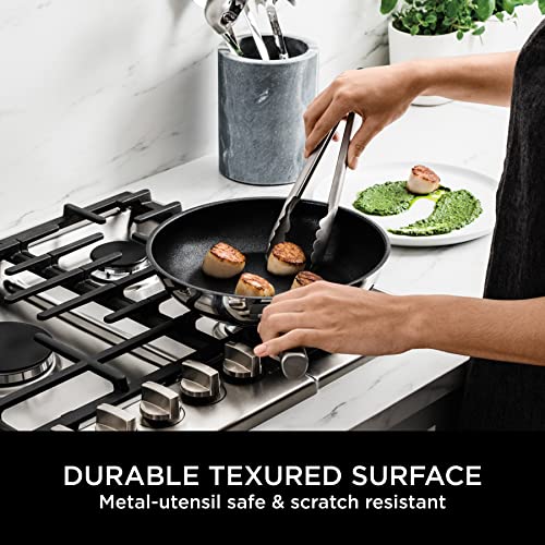 Ninja Stainless Steel Cookware 3-Piece Saucepan Set