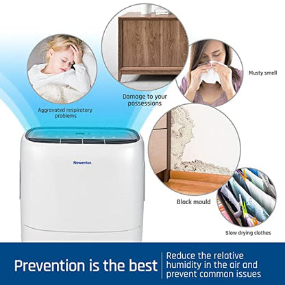 Newentor Low Energy Dehumidifier 25L/24H 330W