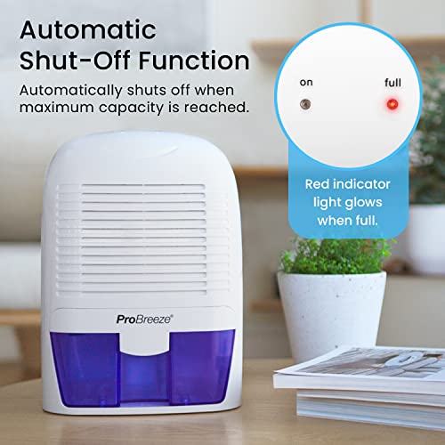 Pro Breeze Dehumidifier 1500ml Portable Air Dehumidifier