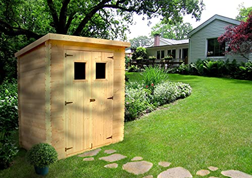 Timbela Wooden Garden Shed- Pent Shiplap Wooden Shed