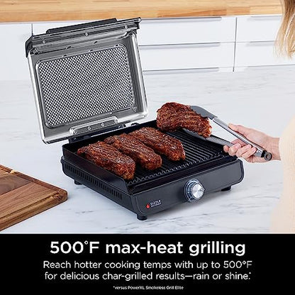 Ninja GR101 Sizzle Smokeless Indoor Grill & Griddle