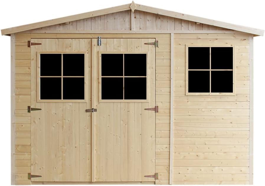 Timbela Wooden Garden Shed, Sheds and Outdoor Storage - Wooden Shed