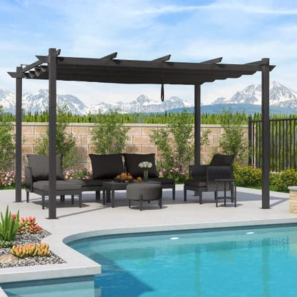 PURPLE LEAF 3 X 4 M Metal Pergola