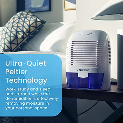 Pro Breeze Dehumidifier 1500ml Portable Air Dehumidifier