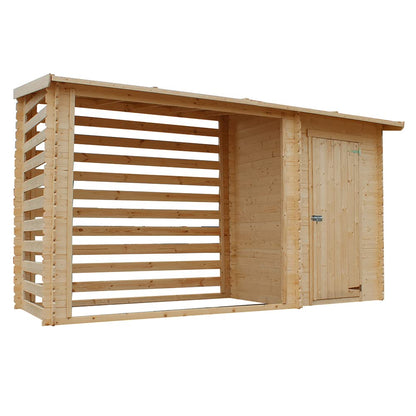 Timbela Wooden Garden Shed and Log shed