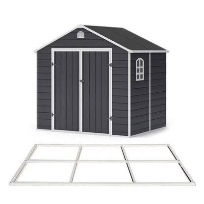 BillyOh 8x6 Ashford Apex Plastic Garden Shed