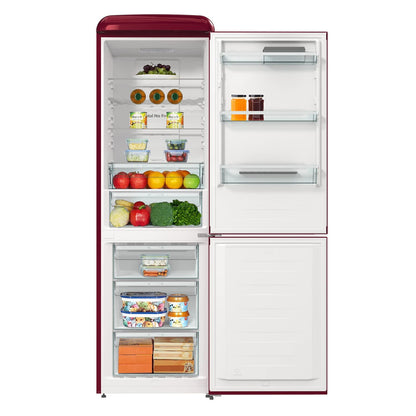 Hisense Retro Freestanding Fridge Freezer