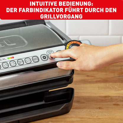 Tefal OptiGrill+ XL Kontaktgrill, 9 Programme, manueller Modus