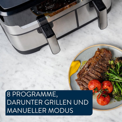 Jamie Oliver by Tefal Dual Drawer Heißluftfritteuse 8,3 L – Airfryer