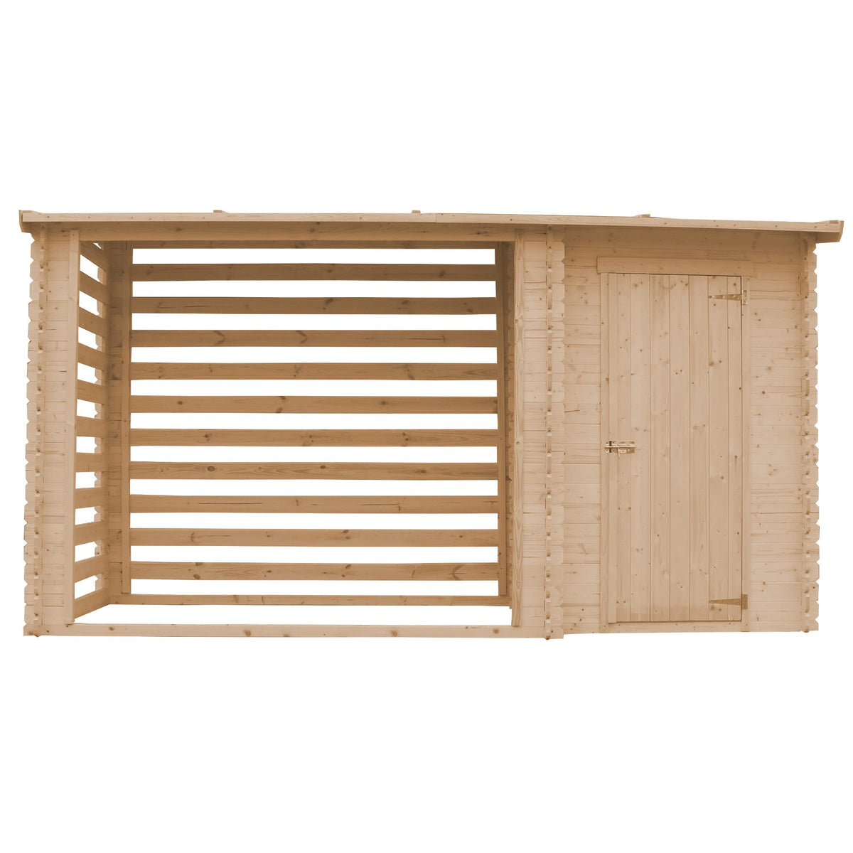 Timbela Wooden Garden Shed and Log shed