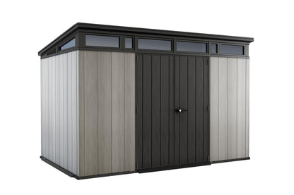 Keter Artisan Outdoor Pent Double Door Garden Storage Shed