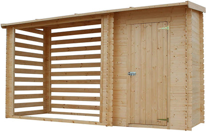 Timbela Wooden Garden Shed and Log shed