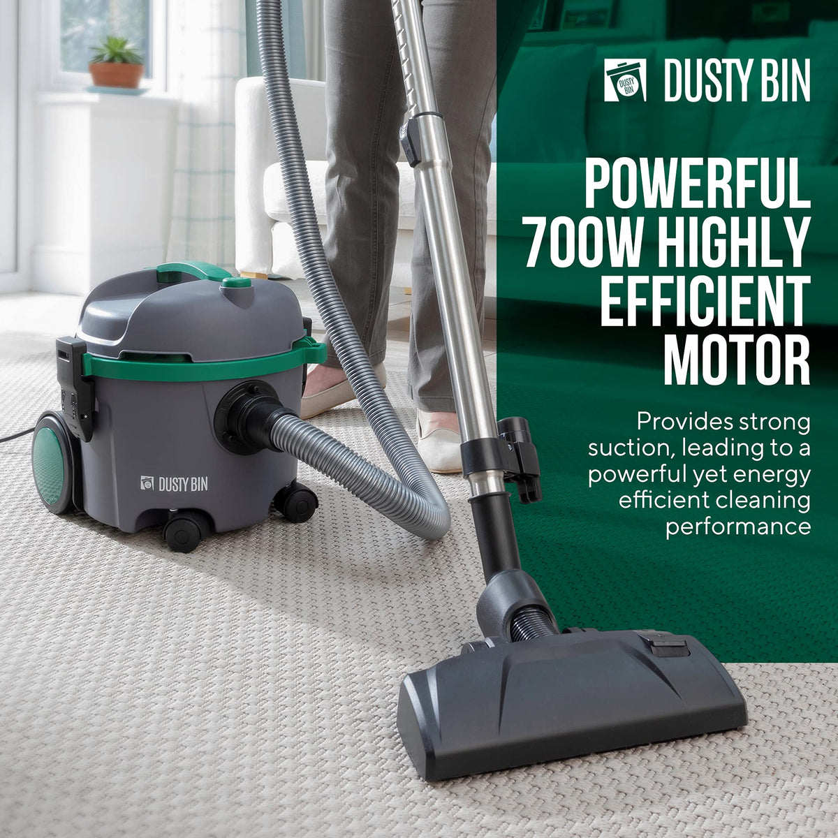 Dusty Bin Bagless Cylinder Vacuum Cleaners