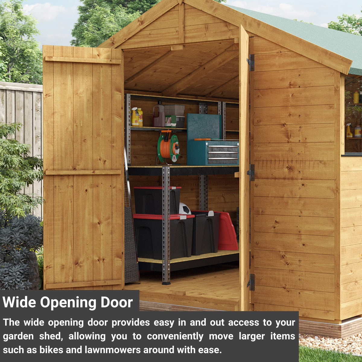 BillyOh Keeper Overlap Garden Shed