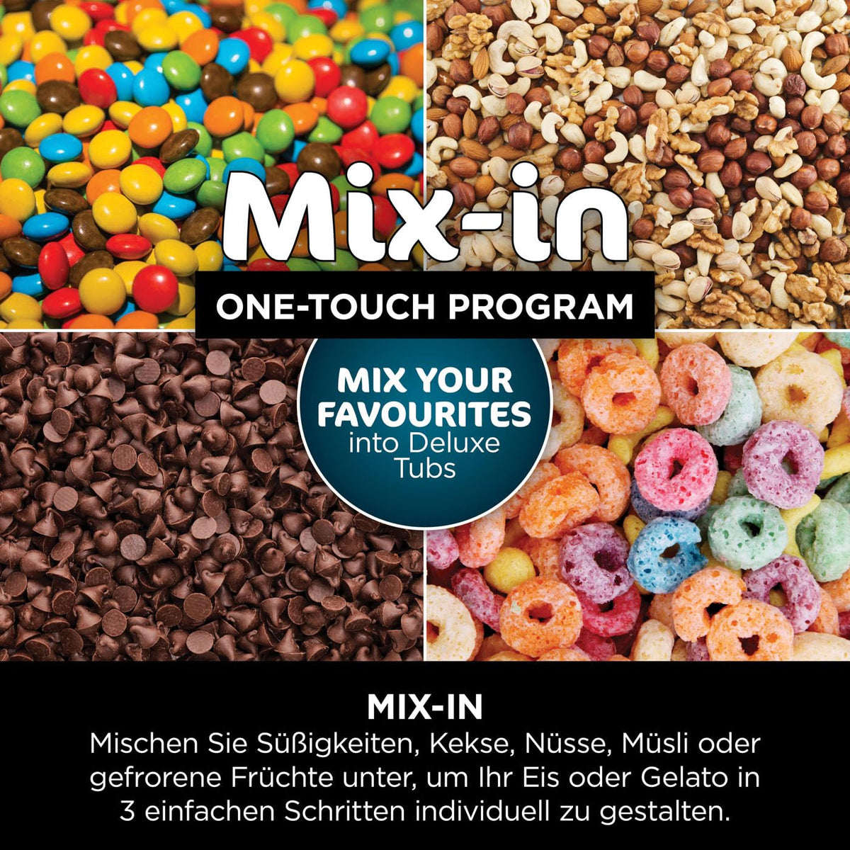 Ninja CREAMi Deluxe Eis- & Eisgetränkmaschine, 2 Becher, Silber