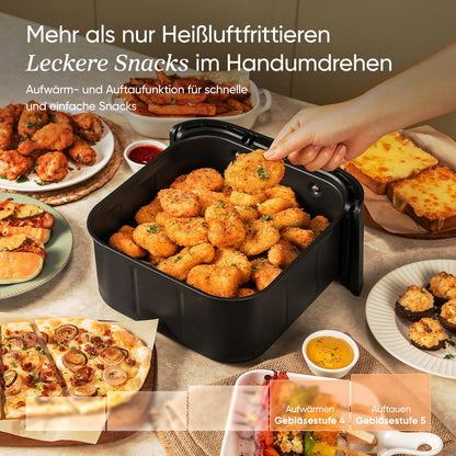 Cosori Airfryer, Turboblaze, 9-in-1 6L Heißluftfritteuse