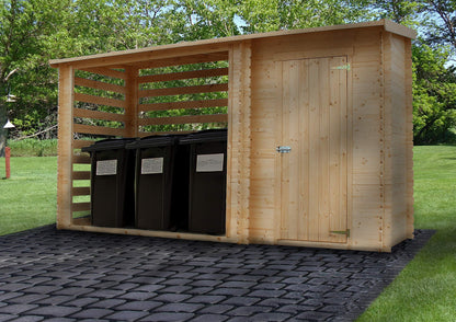 Timbela Wooden Garden Shed and Log shed
