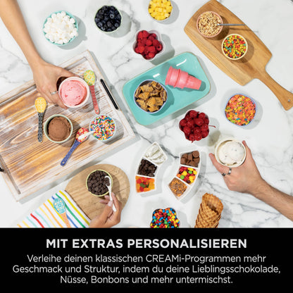 Ninja CREAMi Scoop & Swirl Eismaschine, 13 Funktionen, Platinsilber