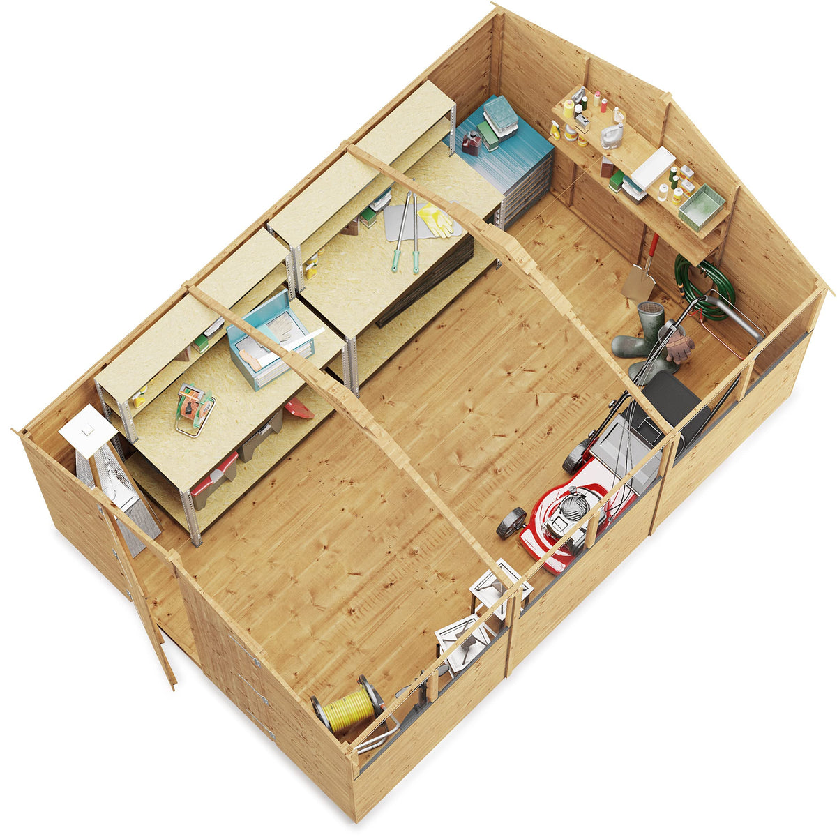BillyOh Keeper Overlap Garden Shed